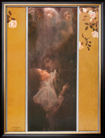 Love by Gustav Klimt Pricing Limited Edition Print image