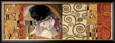 Deco Collage (From The Kiss) by Gustav Klimt Pricing Limited Edition Print image