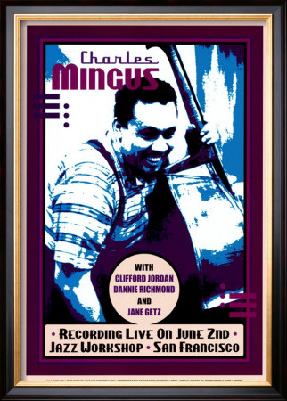 Charles Mingus Recording Live At The Jazz Workshop, San Francisco by Dennis Loren Pricing Limited Edition Print image