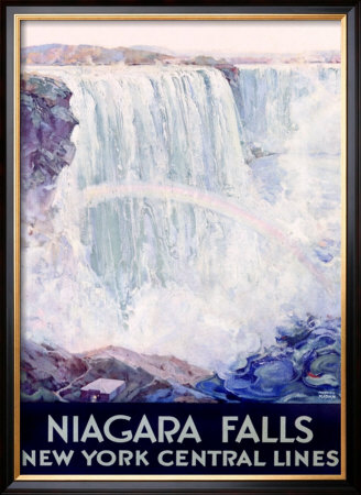 New York, Central Lines, Niagara Falls by Frederic Madan Pricing Limited Edition Print image