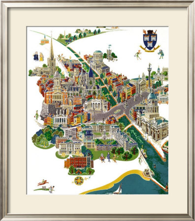 Dublin, Br Poster, 1954 by Robert Edmund Lee Pricing Limited Edition Print image