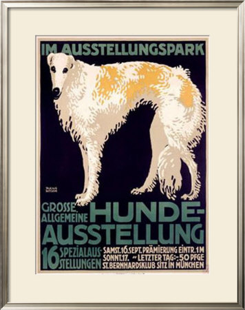 Hunde Ausstellung by Julius Edmond Robert Nitsche Pricing Limited Edition Print image