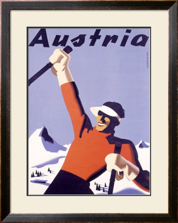 Austria Ski Vacation by Joseph Binder Pricing Limited Edition Print image