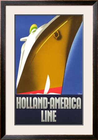 Holland Amerika Lijn 1930 by Willem Ten Broek Pricing Limited Edition Print image