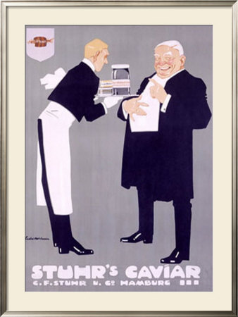 Stuhr's Caviar by Ludwig Hohlwein Pricing Limited Edition Print image