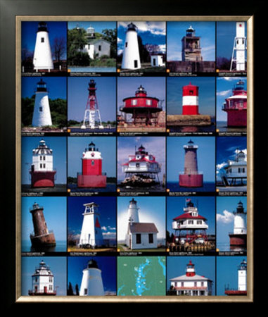 Lighthouses Of Maryland by Skipjack Pricing Limited Edition Print image