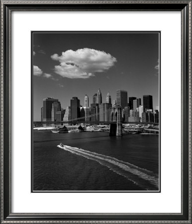 White Cloud Over Brooklyn Bridge by Henri Silberman Pricing Limited Edition Print image
