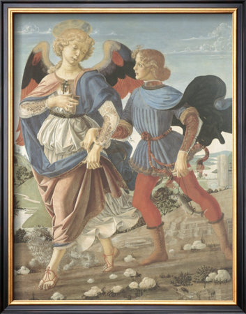Tobias And The Angel by Andrea Del Verrocchio Pricing Limited Edition Print image
