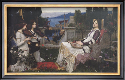 Saint Cecilia, C.1895 by John William Waterhouse Pricing Limited Edition Print image