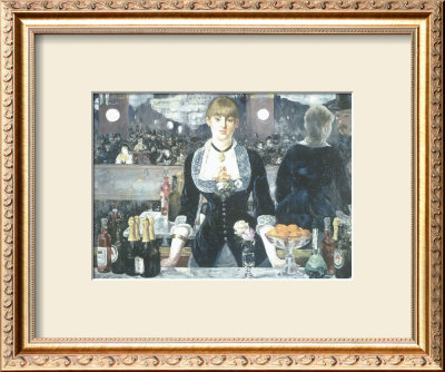 A Bar At The Folies-Bergere by Edouard Manet Pricing Limited Edition Print image