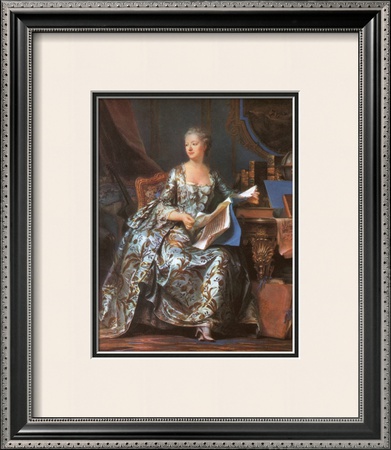 Madame Pompadour, 1755 by Maurice Quentin De La Tour Pricing Limited Edition Print image
