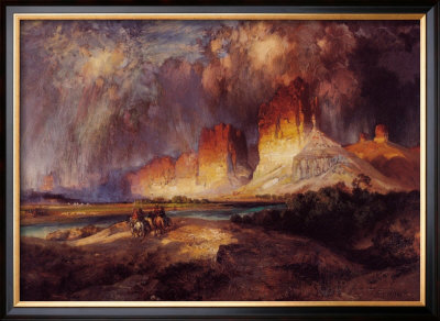 Cliffs Of Upper Colorado River by Thomas Moran Pricing Limited Edition Print image