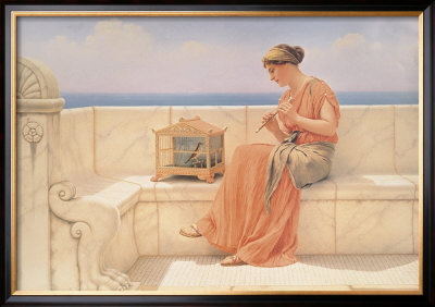 Sweet Sounds, 1918 by John William Godward Pricing Limited Edition Print image