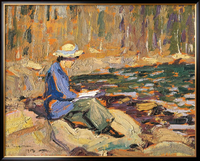 My Wife, Sackville River by Arthur Lismer Pricing Limited Edition Print image