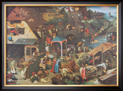 The Dutch Proverbs by Pieter Bruegel The Elder Pricing Limited Edition Print image