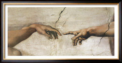 The Creation Of Adam by Michelangelo Buonarroti Pricing Limited Edition Print image