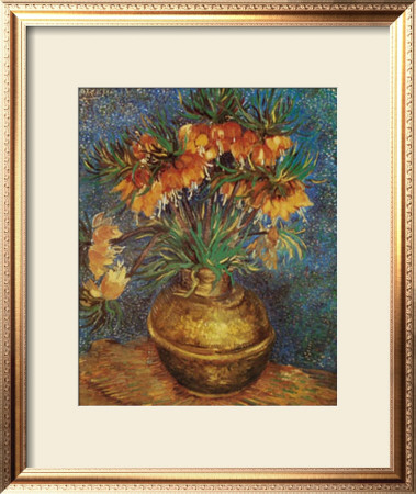 Crown Imperial Fritillaries In A Copper Vase, C.1886 by Vincent Van Gogh Pricing Limited Edition Print image