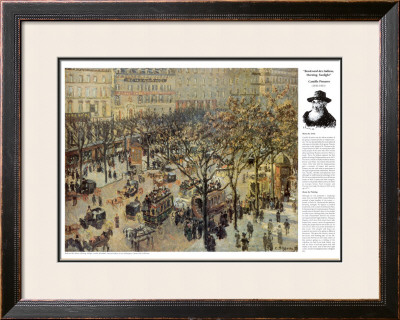 The Impressionists - Camile Pissarro - Boulevard Des Italiens by Camille Pissarro Pricing Limited Edition Print image
