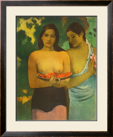 Women With Mangoes by Paul Gauguin Pricing Limited Edition Print image