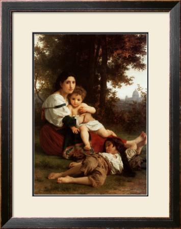 Mother And Children by William Adolphe Bouguereau Pricing Limited Edition Print image