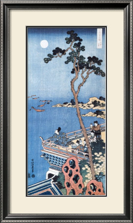 The Poet Abe No Nakamaro by Katsushika Hokusai Pricing Limited Edition Print image