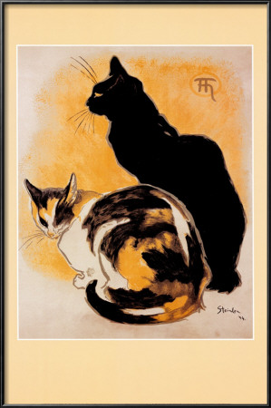 Two Cats by Théophile Alexandre Steinlen Pricing Limited Edition Print image