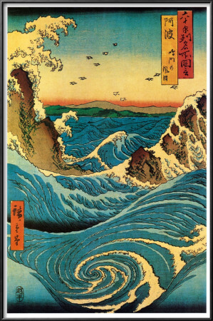 Navaro Rapids, C.1855 by Ando Hiroshige Pricing Limited Edition Print image