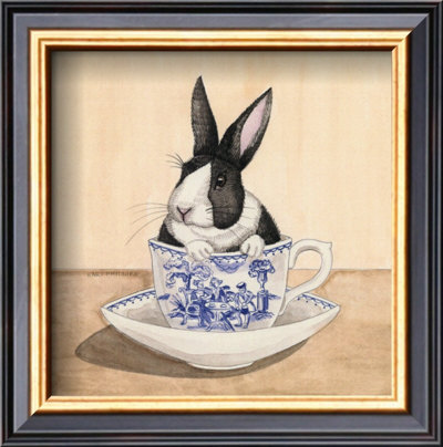 Teacup Bunny Iii by Kari Phillips Pricing Limited Edition Print image
