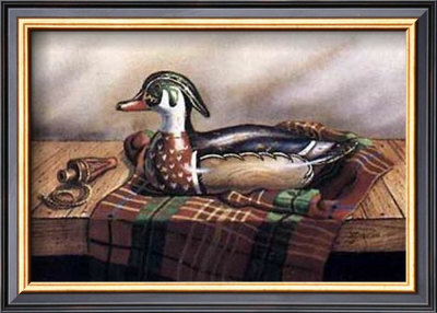 Wood Duck Decoy by Judith Gibson Pricing Limited Edition Print image