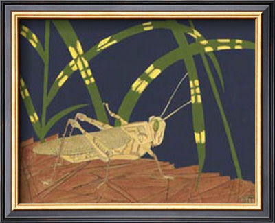 Ornamental Grasshopper I by Nina Tenser Pricing Limited Edition Print image