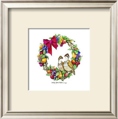 Partridge Wreath by Carolyn Shores-Wright Pricing Limited Edition Print image