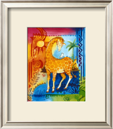 Jungle Ii, Giraffe by B. Meunier Pricing Limited Edition Print image