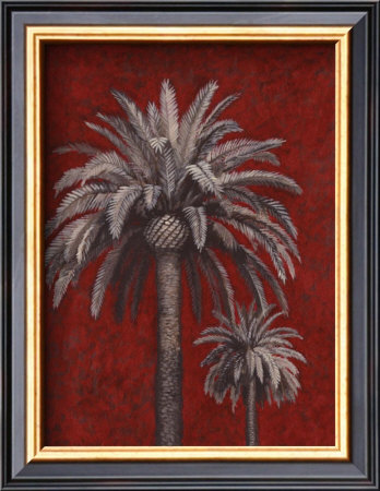 Palm Study On Red by Adam Guan Pricing Limited Edition Print image