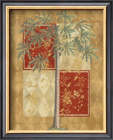 Harlequin Papaya Palm by Tiffany Bradshaw Pricing Limited Edition Print image