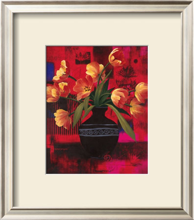 Potted Floral Ii by T. C. Chiu Pricing Limited Edition Print image