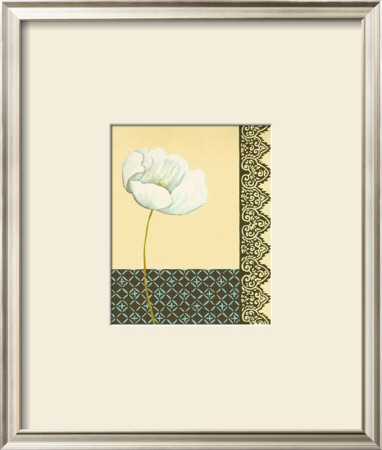 Glazed Tile Botanical Ii by Chariklia Zarris Pricing Limited Edition Print image