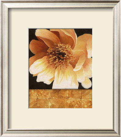 Magnolia Gold Tile I by T. C. Chiu Pricing Limited Edition Print image