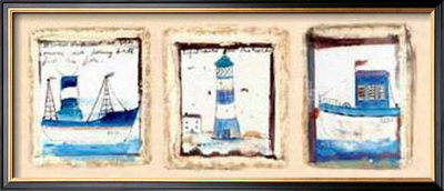 Lighthouse On The Rocks by Jane Claire Pricing Limited Edition Print image