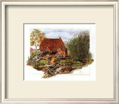 Cottage By The Pond by Barbara Norris Pricing Limited Edition Print image