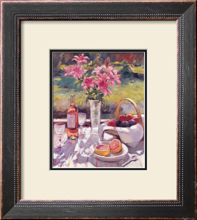 Pink Flowers by Edward Noott Pricing Limited Edition Print image