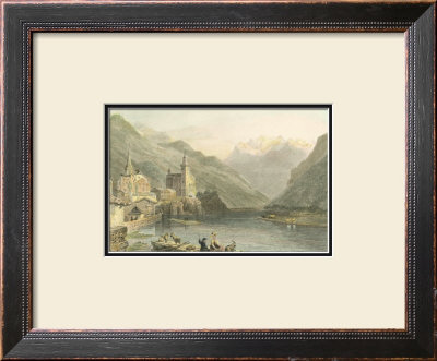 Pastoral Riverscape I by William Henry Bartlett Pricing Limited Edition Print image