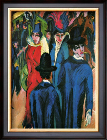 Street Scene In Berlin by Ernst Ludwig Kirchner Pricing Limited Edition Print image
