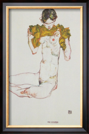 The Virgin, 1913 by Egon Schiele Pricing Limited Edition Print image