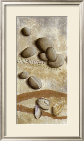 Galets Bleus Et Coquillages by Veronique Didier-Laurent Pricing Limited Edition Print image