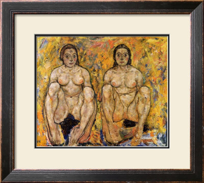 Deux Femmes Accroupies by Egon Schiele Pricing Limited Edition Print image