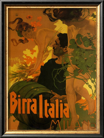 Birra Italia, C.1906 by Adolfo Hohenstein Pricing Limited Edition Print image