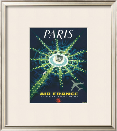 Paris, Air France, C.1947 by Pierre Baudouin Pricing Limited Edition Print image