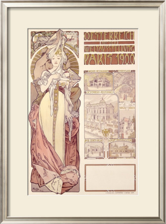 Osterreich, Paris, 1900 by Alphonse Mucha Pricing Limited Edition Print image