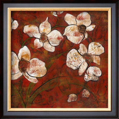Orchids And Scarlet I by Katrina Craven Pricing Limited Edition Print image