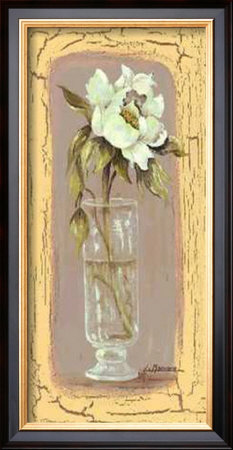 One Flower In Crystal I by L. Romero Pricing Limited Edition Print image